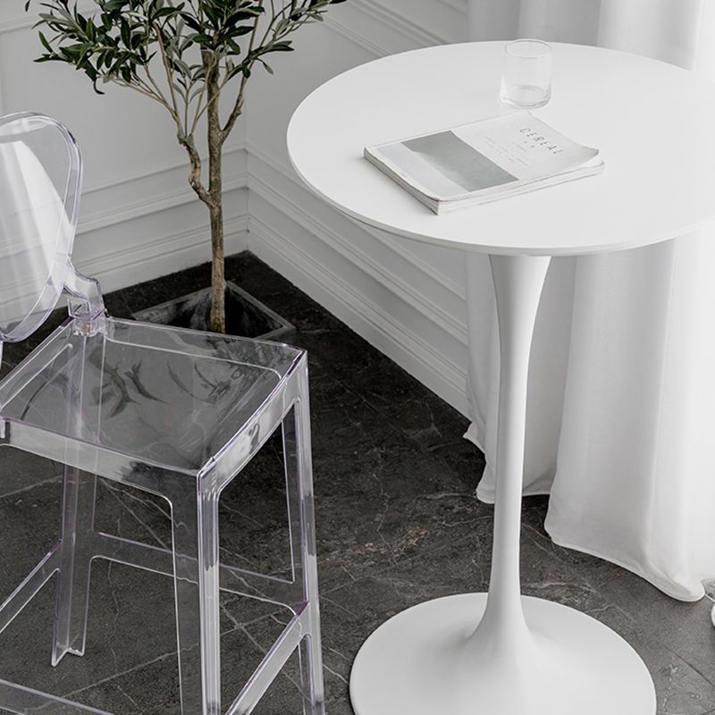 Pedestal Bar Wine Table Industrial Metal Round Pub Height Dining Table for Coffee Shop Clearhalo 'Bar Furniture' 'Bar Tables' 'bar_tables' 'furn' 'furn_bar_tables' 'Furniture' 'furniture_bar_tables' 'Kitchen & Dining Furniture' 1200x1200_529a380e-cf24-44db-a097-8011831cc443