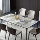 Stone Top Dining Table Contemporary Dining Table with 4 Legs in Black Clearhalo ' dining_table' 'Dining Tables & Seating' 'Dining Tables' 'furn' 'furn_dining_table' 'Furniture' 'furniture_dining_table' 'Kitchen & Dining Furniture' 'kitchen&dining_furn' 'kitchen' 'kitchen_dining_table' 1200x1200_529b1411-ae56-47cb-84ce-8c0bc81f8fcf