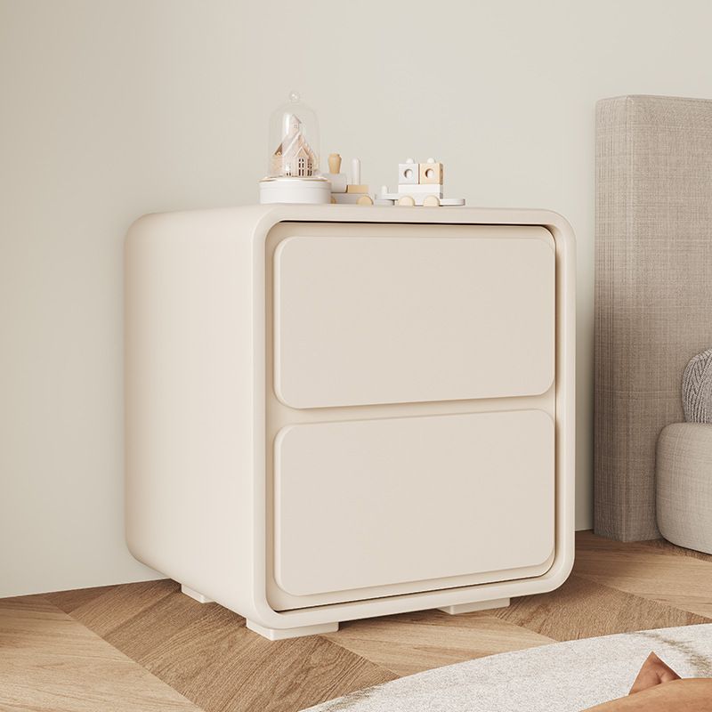 Comodino da comodino da tavolo da accento moderno con 2 cassetti