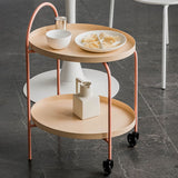 Metal Oval End Table Mid-Century Tray Top Corner Table for Living Room Clearhalo 'Coffee & Accent Tables' 'End & Side Tables' 'end_side_tables' 'furn' 'furn_end_side_tables' 'Furniture' 'Living Room Furniture' 1200x1200_529e4b12-6c59-407f-b815-9e6b7340d8bc