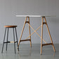 Modern Rectangle Bar Counter Table Wooden Dining Table with Metal Legs Clearhalo 'Bar Furniture' 'Bar Tables' 'bar_tables' 'furn' 'furn_bar_tables' 'Furniture' 'furniture_bar_tables' 'Kitchen & Dining Furniture' 1200x1200_529e6407-18c4-40a7-b536-3e432a5f61cd