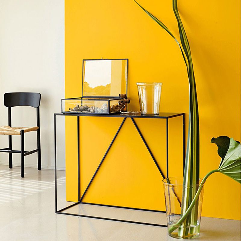 Rectangle Table accent de console contemporaine