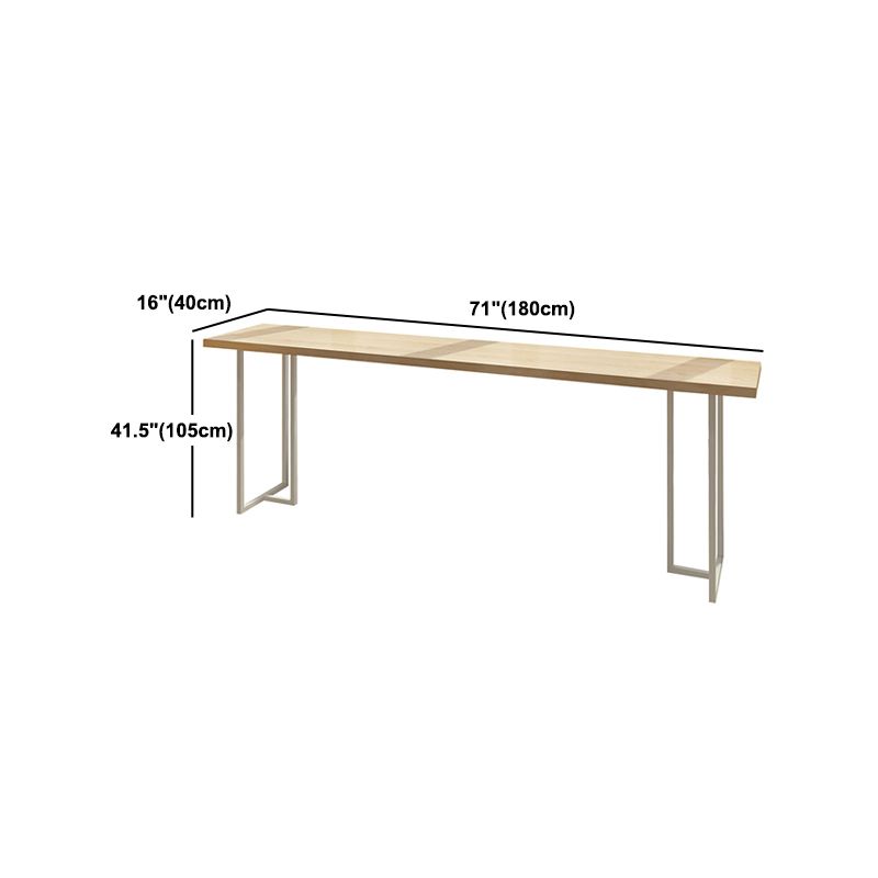 Luxury Rectangle Solid Wood Bar Table Set 1/4/6 Pieces Counter Table with Backless Stools Clearhalo 'Bar Furniture' 'furn' 'furn_home_bar_bar_sets' 'Furniture' 'Home Bars & Bar Sets' 'home_bar_bar_sets' 'Kitchen & Dining Furniture' 1200x1200_52a13656-03fc-42d8-8bd3-fec65ef56693