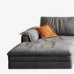Modern Cushion Back Grey Sectionals 33'"  Pillow Top Arm Sectionals