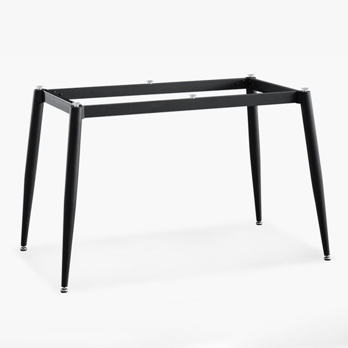 Contemporary Rectangle Dining Table Sintered Stone Dining Table with 4 Metal Legs for Dining Room Clearhalo ' dining_table' 'Dining Tables & Seating' 'Dining Tables' 'Furniture' 'furniture_dining_table' 'Kitchen & Dining Furniture' 'kitchen&dining_furn' 'kitchen' 'kitchen_dining_table' 1200x1200_52a2ba36-5b3d-4cc9-92fa-8a4032f3fee9