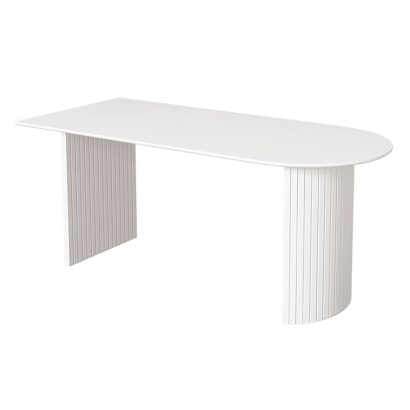 Solid Wood Contemporary Free Form Dining Table Marble Top Table for Kitchen and Dining Room Clearhalo ' dining_table' 'Dining Tables & Seating' 'Dining Tables' 'furn' 'furn_dining_table' 'Furniture' 'furniture_dining_table' 'Kitchen & Dining Furniture' 'kitchen&dining_furn' 'kitchen' 'kitchen_dining_table' 1200x1200_52a2d3a4-b08b-4361-8c1c-0a8577869830