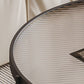 Minimalism Glass Top Coffee Table Round Metal Frame Cocktail Table Clearhalo 'Coffee & Accent Tables' 'Coffee Tables' 'coffee_tables' 'furn' 'furn_coffee_tables' 'Furniture' 'Living Room Furniture' 1200x1200_52a37928-984b-47a8-8043-6f78b27a82f1