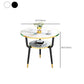 Modern Stone Storable Dining Table Metal Base for Dining Room Clearhalo 'Dining Tables & Seating' 'Dining Tables' 'dining_table' 'furn' 'furn_dining_table' 'Furniture' 'Kitchen & Dining Furniture' 1200x1200_52a417c8-41d2-4ad9-b856-9e8ae75f5ccf