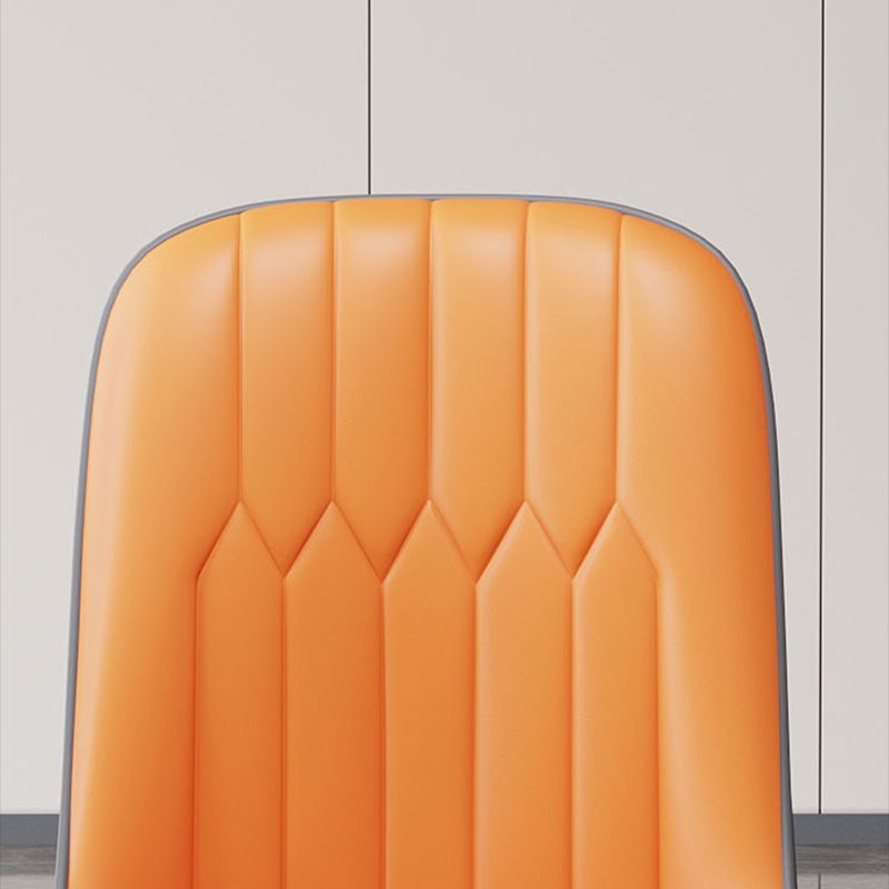 Modern Parsons Dining Chair PU Leather Chairs for Dining Room Clearhalo 'Dining Chairs' 'Dining Tables & Seating' 'dining_chair' 'furn' 'furn_dining_chair' 'Furniture' 'furniture_dining_chair' 'Kitchen & Dining Furniture' 1200x1200_52a4d892-e6fe-4cab-af9c-39370a7af2b3