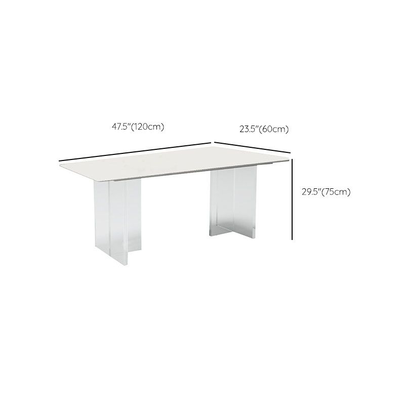 Glam Dinette Set with Solid Back Chairs 1/2/4/6/7/8 Pieces Glossy White Dining Table Set Clearhalo 'Dining Room Sets' 'Dining Tables & Seating' 'dining_room_set' 'furn' 'furn_dining_room_set' 'Furniture' 'Kitchen & Dining Furniture' 1200x1200_52a4f059-7c21-47f6-9d13-15e074171cc7