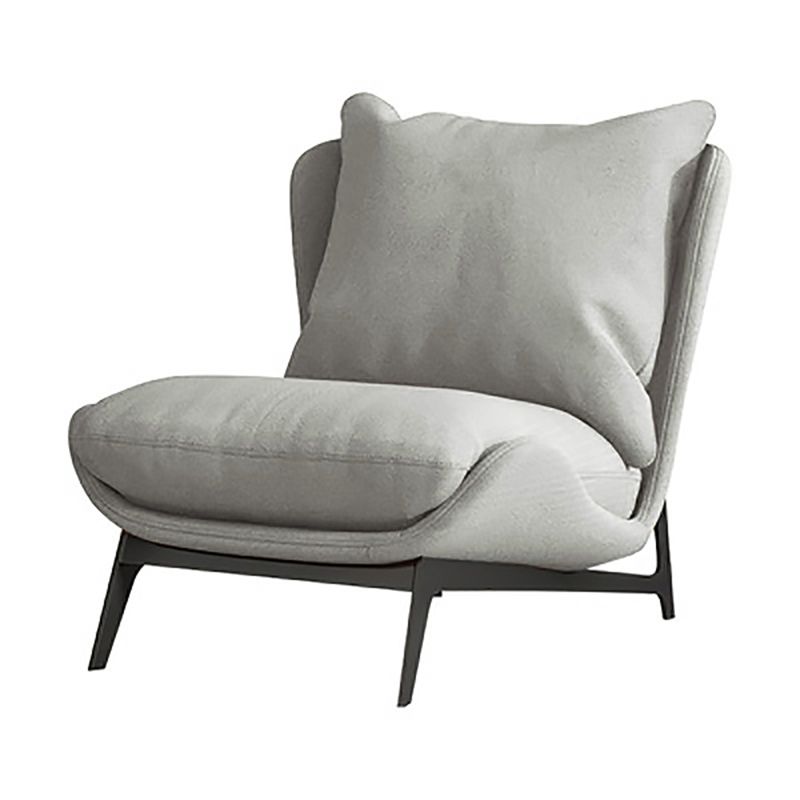 Velvet Armless Chair Pillow Back Chair for Living Room, 30.70" Wide Clearhalo 'Accent Chairs' 'accent_chairs' 'Chairs & Seating' 'furn' 'furn_accent_chairs' 'Furniture' 'Living Room Furniture' 1200x1200_52a71a79-6db2-4eb8-b4c1-0a13e20013bc