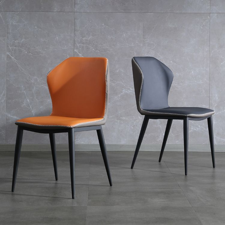 Industrial Style Metal Chairs Kitchen Dining Wingback Side Chair (Set of 2) Clearhalo ' kitchen&dining_furn' 'Dining Chairs' 'Dining Tables & Seating' 'dining_chair' 'furn' 'furn_dining_chair' 'Furniture' 'furniture_dining_chair' 'Kitchen & Dining Furniture' 'kitchen' 1200x1200_52a74611-1592-4ea7-93ea-5bf5ea229576