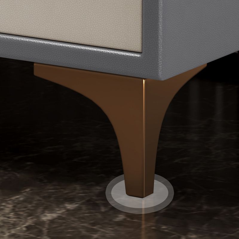 Comodino moderno di stoccaggio del cassetto per cassetti con le gambe