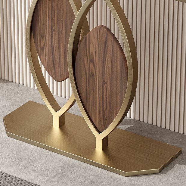 Tavolo di accento console a metà luna tavolino console di divani antichi in pietra