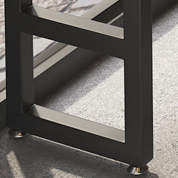 Solid Wood Pub Table Bar Height Industrial Rectangle Bar Table for Indoor Use