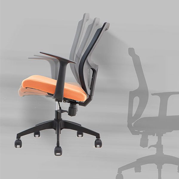 Silla de microfibra contemporánea Task Mid-Back Silla de escritorio para oficina