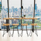 Solid Wood Bar Dining Table Traditional Luxury Rectangle Bar Table with Sled Base Clearhalo 'Bar Furniture' 'Bar Tables' 'bar_tables' 'Furniture' 'furniture_bar_tables' 'Kitchen & Dining Furniture' 1200x1200_52b26faf-04c6-41f9-a249-c57f2cc0f3dc
