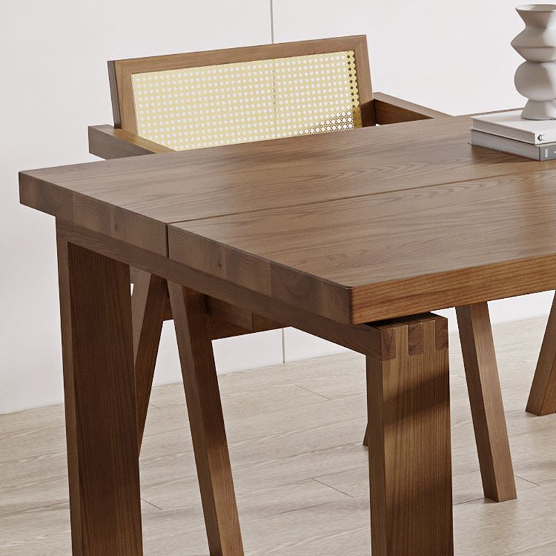 Eetkamer eettafel Massief houten sledebasis Rechthoekige eettafel