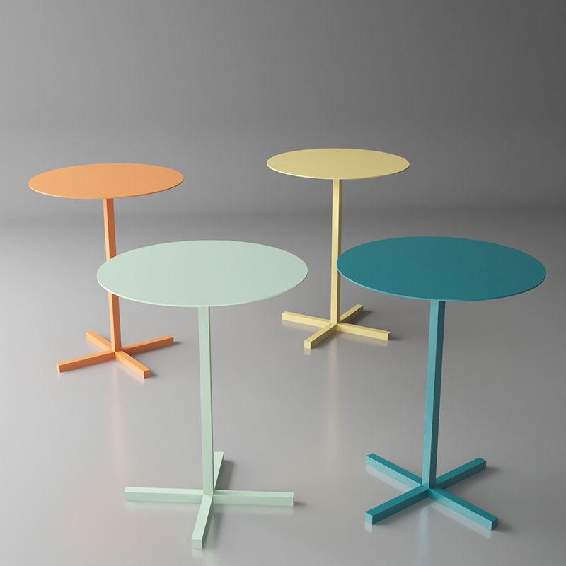 23.6"/27.5"Tall Metal Pedestal Solid Color Round Table Top Coffee Table Clearhalo 'Coffee & Accent Tables' 'Coffee Tables' 'coffee_tables' 'furn' 'furn_coffee_tables' 'Furniture' 'Living Room Furniture' 1200x1200_52b5f55c-1067-413a-829a-1bd6ed5e1e17