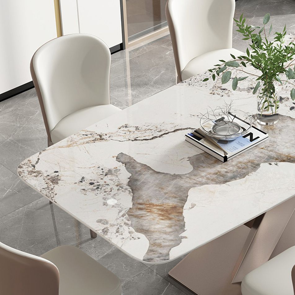 Luxe gesinterde stenen keukentafel rechthoek Home keukenbureau