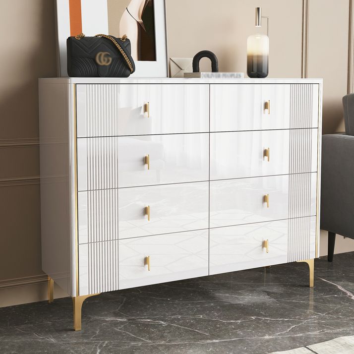 Modern Style Stone Buffet Sideboard 15.7"D Dining Room Buffet Server with Drawer Clearhalo 'buffet_sideboard' 'Buffets & Sideboards' 'Furniture' 'furniture_buffet_sideboard' 'Kitchen & Dining Furniture' 1200x1200_52b86eaa-cfa4-47b6-9bfe-0ae4794fd791