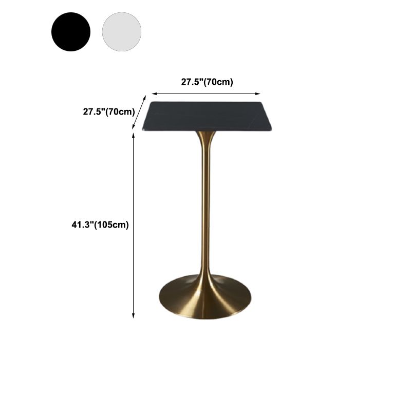 41.3"H Bar Dining Table Pedestal Sintered Stone Bar Height Cocktail Table Clearhalo 'Bar Furniture' 'Bar Tables' 'bar_tables' 'furn' 'furn_bar_tables' 'Furniture' 'Kitchen & Dining Furniture' 1200x1200_52bbe3f8-3516-47e4-932d-762af5507335