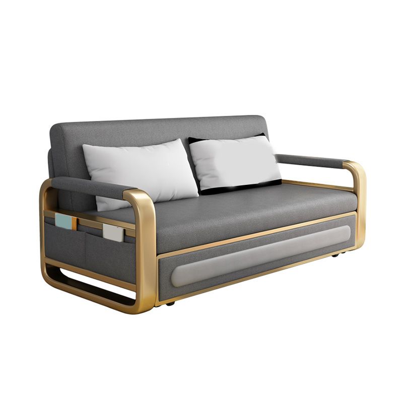 Convertible Futon Sofa Bed Tight Back Faux Leather Settee Loveseat Clearhalo 'furn' 'furn_sofas' 'Furniture' 'furniture_sofas' 'kitchen' 'kitchen_sofas' 'Living Room Furniture' 'Sofa' 'sofas' 1200x1200_52be52a7-a9b9-401f-9db0-b8177ac2163a