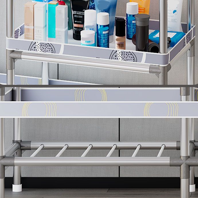 Gabinete moderno con varilla de ropa Gabinete de almacenamiento de metal para dormitorio