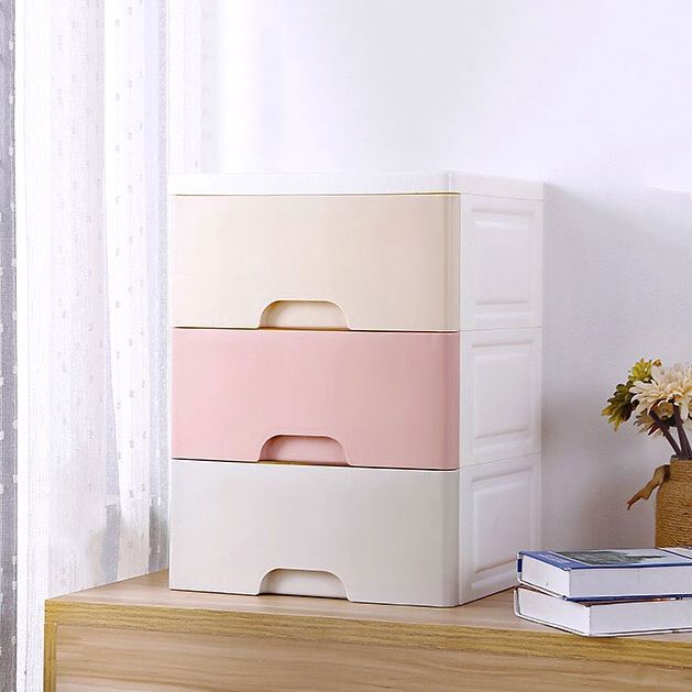 Hedendaagse plastic opbergkast met lade niet-hangende paure