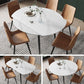 Modern Sintered Stone Dining Round Table Set 1/4/5/6/7 Pieces Dining Set