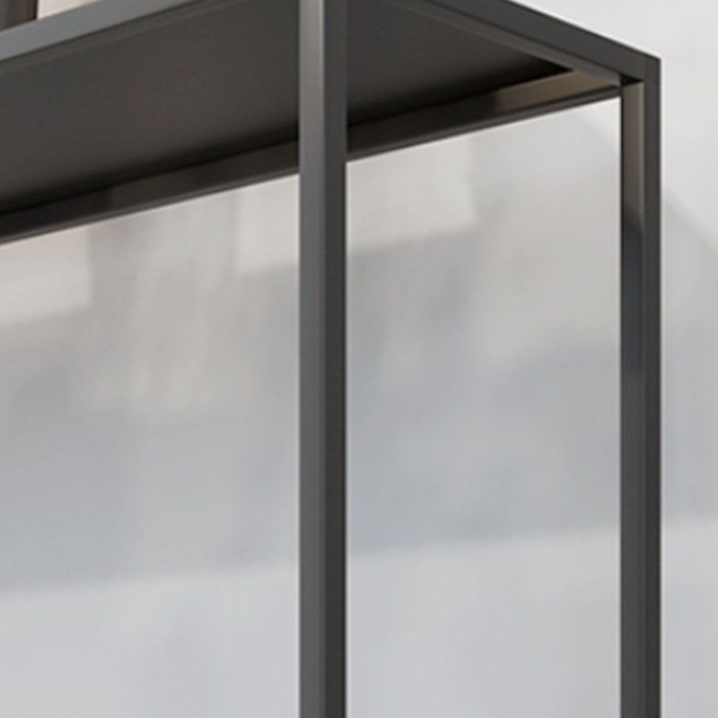 Tabla de consola moderna de hierro 2-plataforma 31.5 "Mesa de acento de altura para Hall