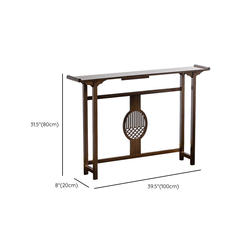 Tavolo della console moderna della metà del secolo tavolo da rettangolo di rettangolo