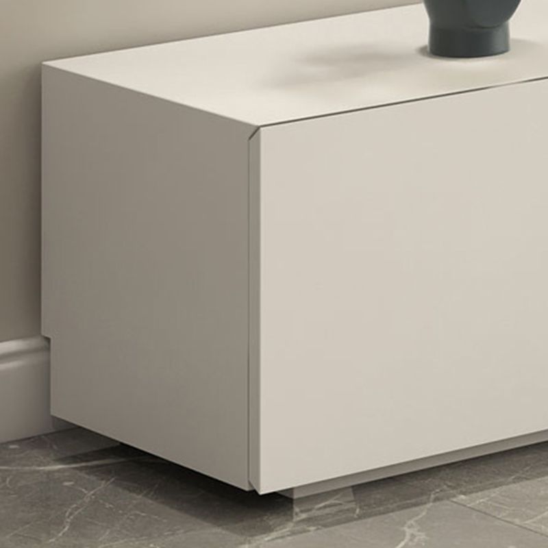 White Engineered Wood Media Console Contemporary TV Stand Console Clearhalo 'furn' 'furn_tv_stands_entertainment_centers' 'Furniture' 'Living Room Furniture' 'TV Stands & Entertainment Centers' 'TV Stands & Media Storage Furniture' 'tv_stands_entertainment_centers' 1200x1200_52c6e420-d413-482c-b1d6-a9a2d32202c3