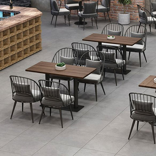 Industrial Style Solid Wood Top Dining¬†Room¬†Set with Rectangle Shape Dining Table Furniture Clearhalo 'Dining Room Sets' 'Dining Tables & Seating' 'dining_room_set' 'furn' 'furn_dining_room_set' 'Furniture' 'furniture_dining_room_set' 'Kitchen & Dining Furniture' 'kitchen&dining_furn' 'kitchen' 1200x1200_52c9c264-59c2-469f-968b-f61889ed70b5