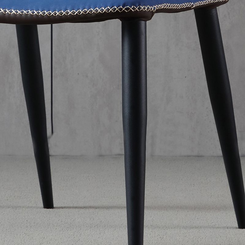 Contemporary Leather Dining Side Chair Wingback Side Chair for Brasserie Clearhalo ' kitchen&dining_furn' 'Dining Chairs' 'Dining Tables & Seating' 'dining_chair' 'furn' 'furn_dining_chair' 'Furniture' 'furniture_dining_chair' 'Kitchen & Dining Furniture' 'kitchen' 1200x1200_52cb1985-d93e-4c23-8f8a-7a0aefa51634