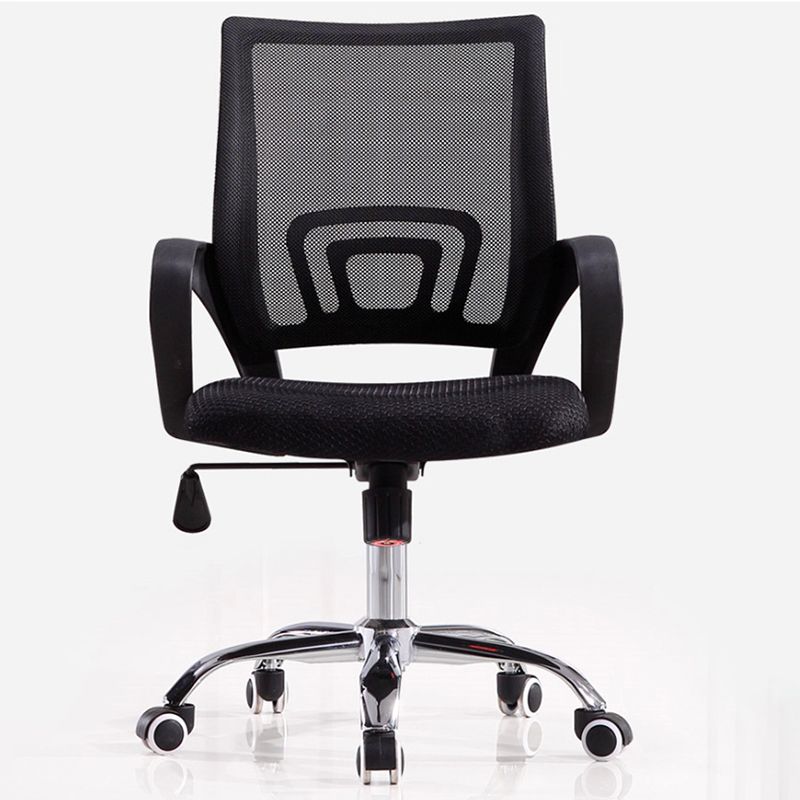 Mid Back Swivel Lumbar Support Desk Chair Breathable AirGrid Office Chair Clearhalo 'furn' 'furn_office_chair' 'Furniture' 'Office Chairs' 'Office Furniture' 'office_chair' 1200x1200_52cc2211-7215-40a8-90e4-5aca7db6067a