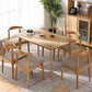 Rectangle Dining Site Table Solid Wood Dining Room Collection with 4-foot Clearhalo ' dining_table' 'Dining Tables & Seating' 'Dining Tables' 'furn' 'furn_dining_table' 'Furniture' 'furniture_dining_table' 'Kitchen & Dining Furniture' 'kitchen&dining_furn' 'kitchen' 'kitchen_dining_table' 1200x1200_52cd42c5-3b59-425a-8eff-879d31d132f5