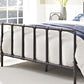Industrial Style Bed Frame Iron Slat Bed with Headboard and Footboard Clearhalo 'Bedroom Furniture' 'Beds' 'furn' 'furn_beds' 'Furniture' 1200x1200_52cda7c6-5099-48fb-9898-1f92c65f0156