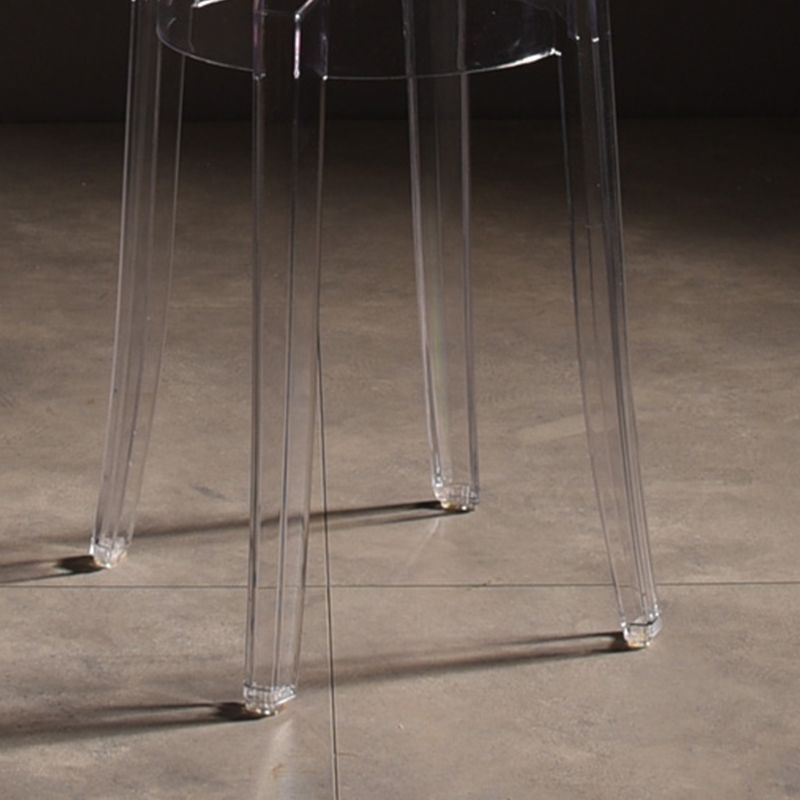 Modern Style Bar-stool Acrylic Round Counter Bar Stool for Kitchen Bar Clearhalo 'Bar Furniture' 'Bar Stools' 'bar_stools' 'furn' 'furn_bar_stools' 'Furniture' 'Kitchen & Dining Furniture' 1200x1200_52ce0154-1d32-4866-9180-335017ec5c1d