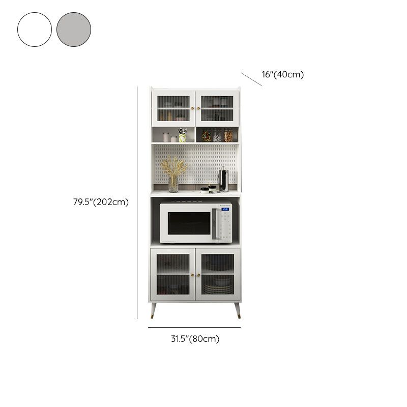 Ultra Modern Dining Hutch Faux Wood Storage Cabinet for Dining Room Clearhalo 'Display & China Cabinets' 'display_china_cabinets' 'furn' 'furn_display_china_cabinets' 'Furniture' 'Kitchen & Dining Furniture' 1200x1200_52ce0cf5-b644-44b5-99dc-ab5229a12dea