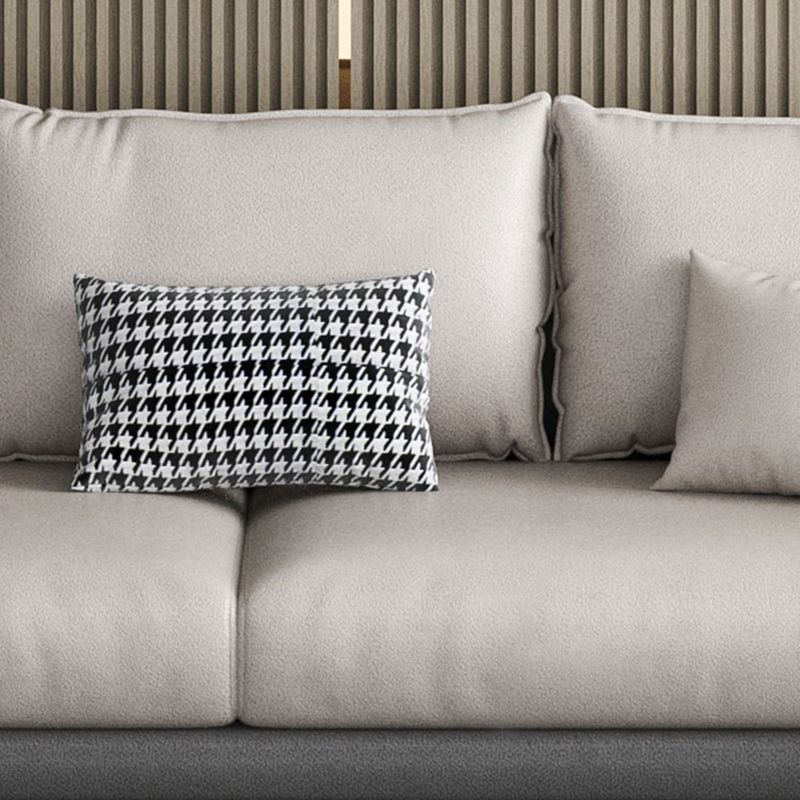 82.67 "L Faux Cuero Contemporáneo Sofá estándar de brazo inclinado