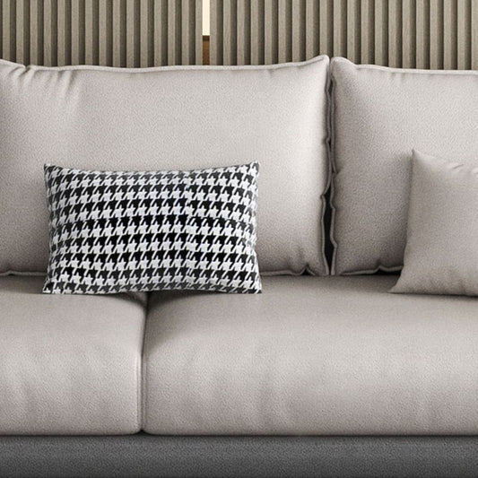 82.67 "l Fucice in pelle di divano a braccio inclinata contemporanea