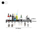 Modern Metal Wall Mounted Wine Holds up to 36 Bottles Wine Racks Clearhalo 'furn' 'furn_wine_racks' 'Furniture' 'Kitchen & Dining Furniture' 'Wine Racks' 'wine_racks' 1200x1200_52cf79d9-67d3-4cd6-a2e1-4f14a7b206ac