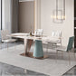 1/4/5/7 stuks rechthoek eetgelegenheidset luxueuze gesinterde stenen top dinette tafel set