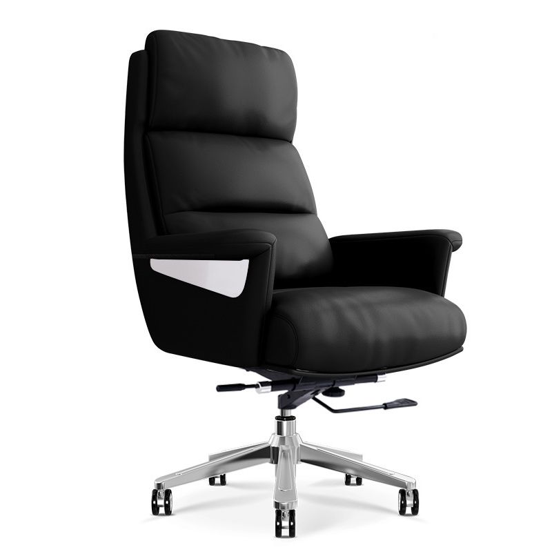 Executive Swivel stoel met stalen frame moderne computerstoel met wielen
