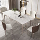 Modern Sintered Stone Top Dining Set Rectangle 1/2/4/5/6 Pieces Dining Room Table Set Clearhalo 'Dining Room Sets' 'Dining Tables & Seating' 'dining_room_set' 'furn' 'furn_dining_room_set' 'Furniture' 'Kitchen & Dining Furniture' 1200x1200_52d2d541-6410-413c-9bf3-91402fbe42b7