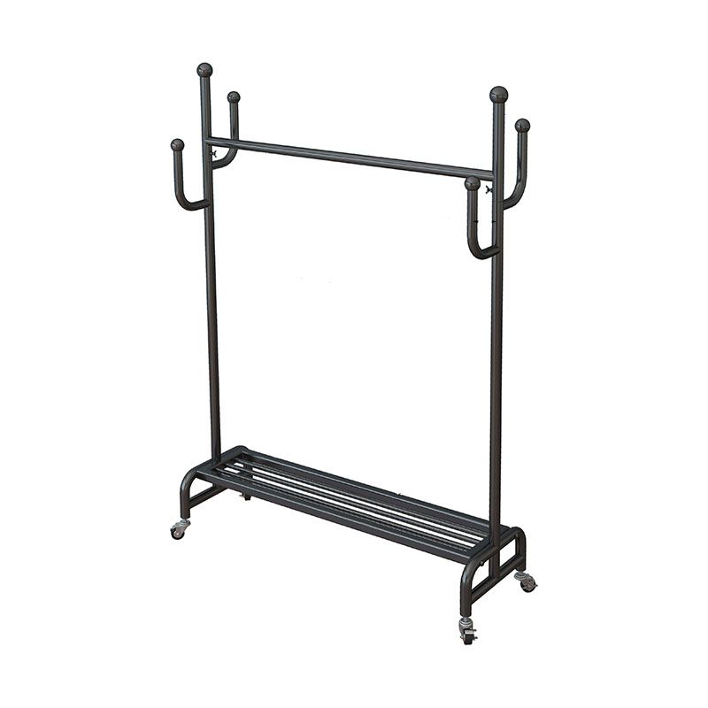 Moderne Style Coat Rack Metallic Free Standing Hooks Design -Kleiderbügel mit Regalen