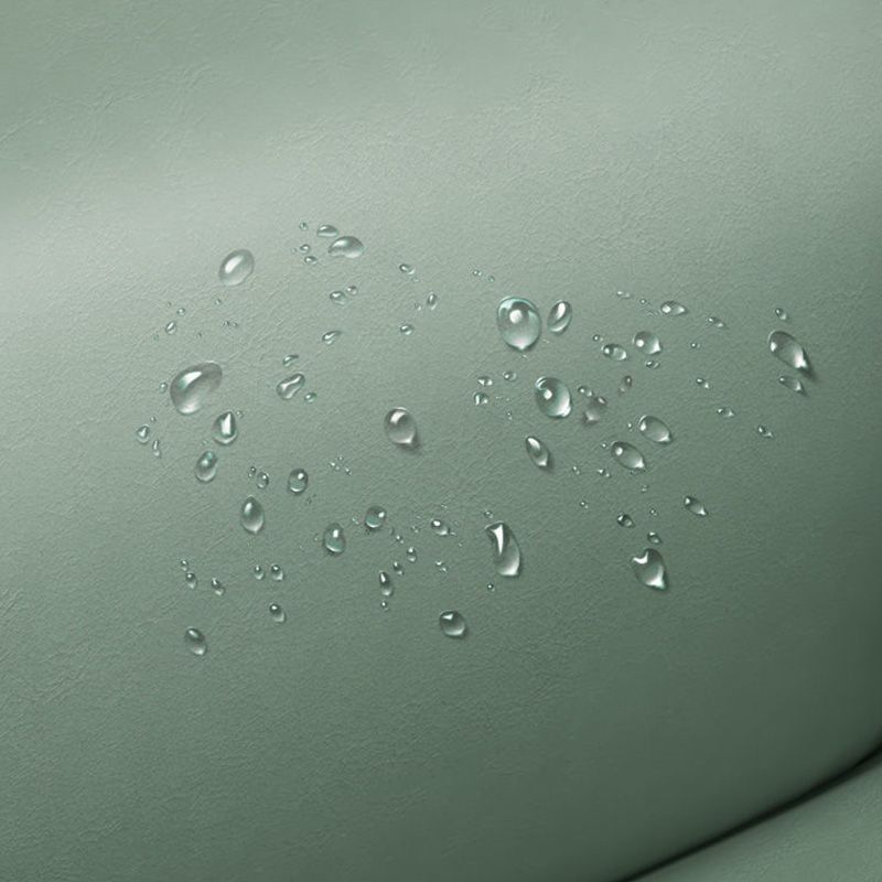 リビングルーム用のタイトなバックソファスカンジナビアフェイクレザースクエアアームソファソファ