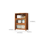 Brown Bamboo Kitchen Server Modern Dining Server for Living Room Clearhalo 'buffet_sideboard' 'Buffets & Sideboards' 'furn' 'furn_buffet_sideboard' 'Furniture' 'Kitchen & Dining Furniture' 1200x1200_52d77bf7-0d82-421b-9dd0-6844b01dbe22