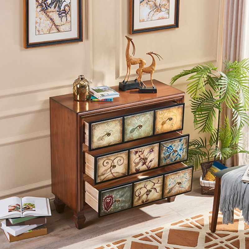 MEDING MEDCIMENTO MODERNO MODERNO 16.14 "Accento largo, mobile laterale del rettangolo di legno